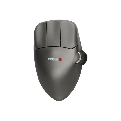 Contour Design Contour Mouse - Linkshändig - Optisch - 2800 DPI - Grau