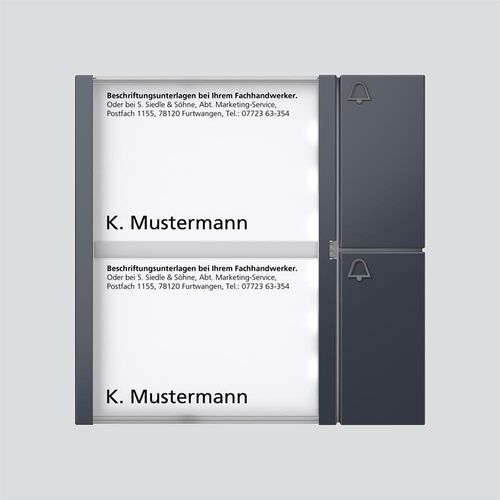 Siedle&Söhne Tasten-Modul TM 612-2 AG 210004998-00