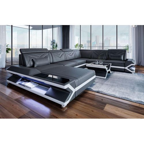 Ledersofa Napoli XXL Mini Echtleder