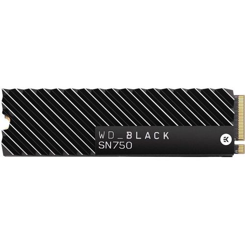 WD_BLACK™ SN750 NVMe™ SSD mit Kühlkörper 1 TB, 3470 MB/s