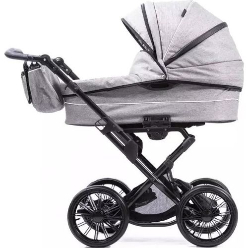ZEKIWA 3 in 1 Kombikinderwagen [inkl. Sportwagenaufsatz]- XXL Liegefläche - Riemenfederung + Regenschutz + Insektenschutz + Wickeltasche - Touring MAX