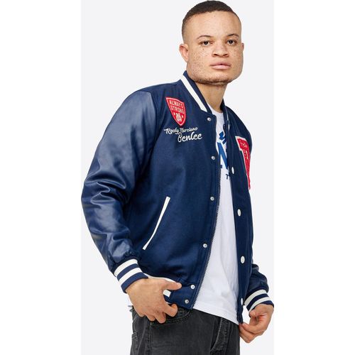 Herren College Jacke NEWARK Navy L BENLEE