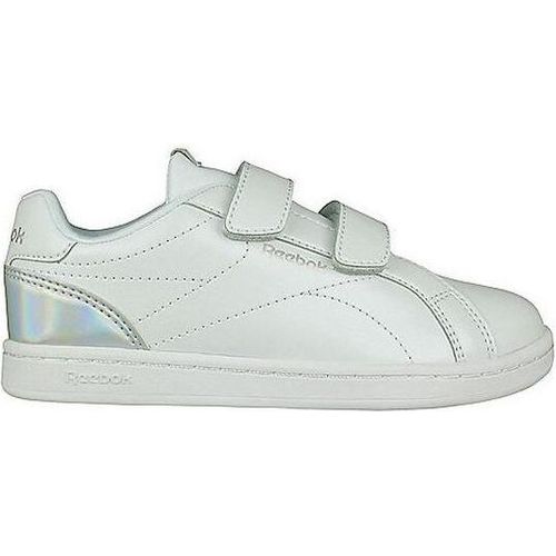 Jungen Sneaker Reebok Royal Complete Clean Velcro Weiß Silberfarben Reebok Fußgröße: 30