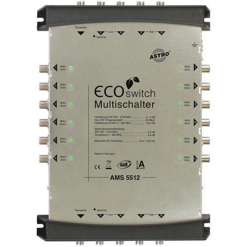 ASTRO Multischalter 12tln 5Eing passiv kaskadier 5Ausg