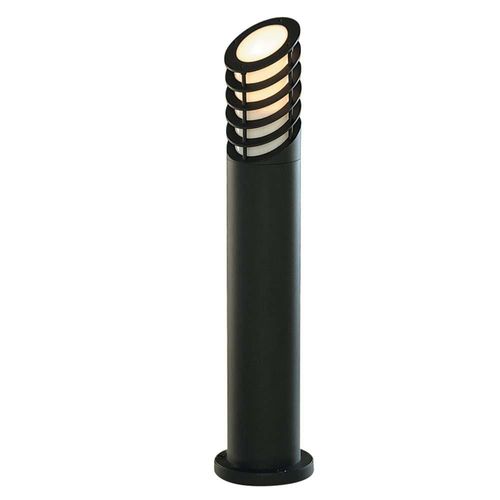 Außenpfosten Lampe/Poller Schwarz 73cm Aluminium