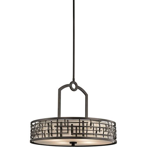 Elstead Loom Hängeleuchte E27 4-fach Ältere Bronze