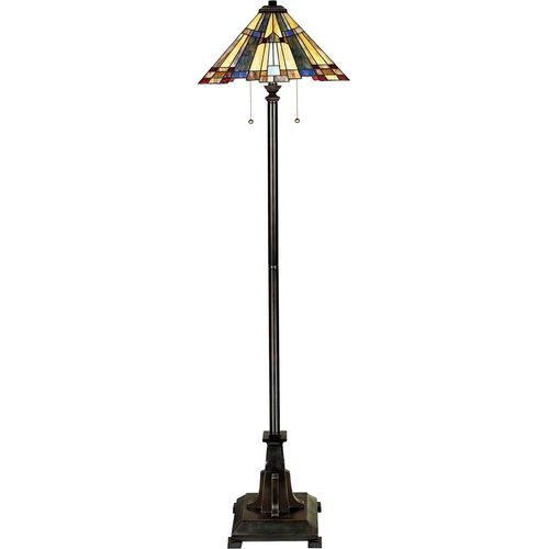 Stehleuchte Tiffany Stil Höhe 158cm