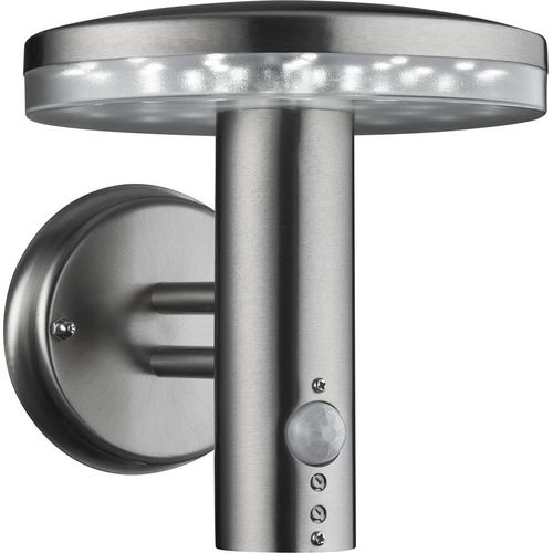 Brooklyn LED-Außenwandleuchte aus Edelstahl IP44 Kaltweiß mit Bewegungsmelder
