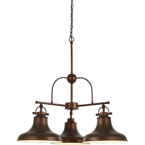 Pendelleuchte, Braun, H 150 cm, Höhenverstellbar, DALLAS