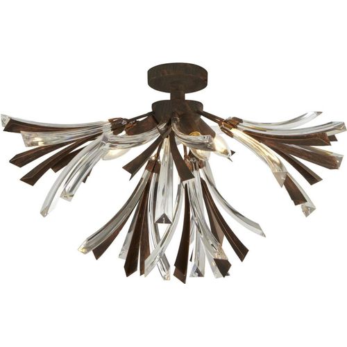 Pendelleuchte, Gold, Schwarz, 66 cm, SHAKE