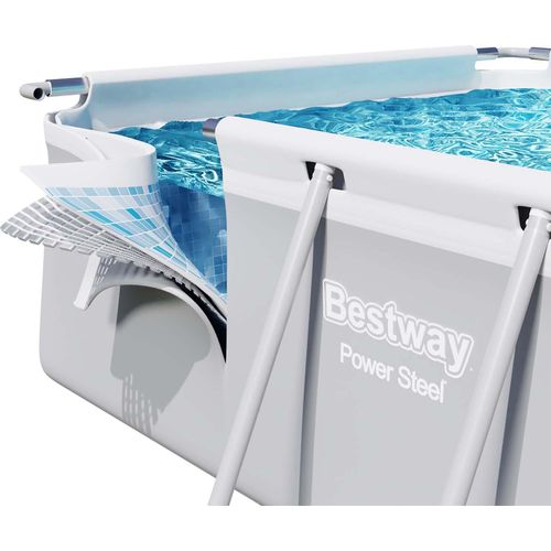 Bestway 56241, Gerahmter Pool, Rechteckig, 8124 l, PVC, Stahl, 4120 mm