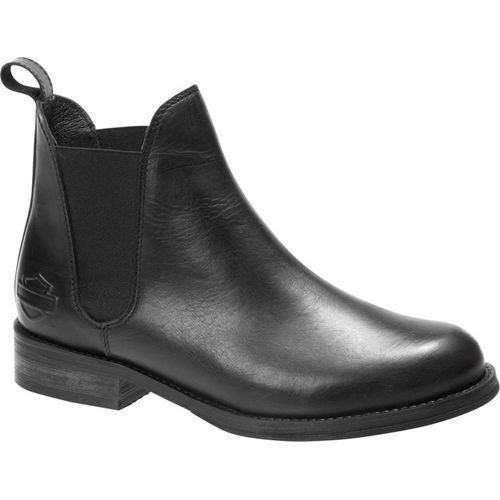 Harley-Davidson - Delano D84408 Black Damen Chelsea Biker Schuhe Größe 41 (UK7.5) (US9.5)