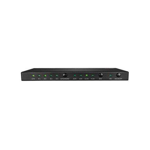 LINDY 4 Port HDMI 2.0 18G Switch mit Audio