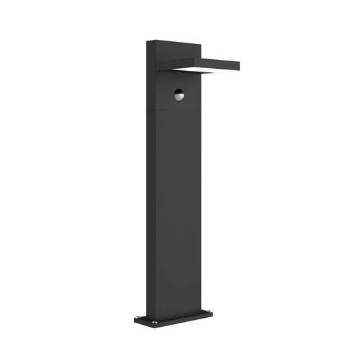 Lucande LED-Pollerleuchte Silvan, 65 cm, Sensor, anthrazit