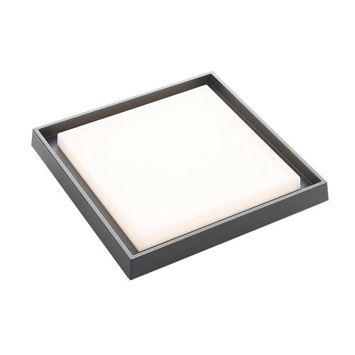 LED-Außendeckenleuchte Birta, eckig, 34 cm