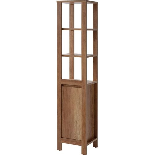 Badezimmer Hochschrank 185x40x35 cm KLASSIK Eiche