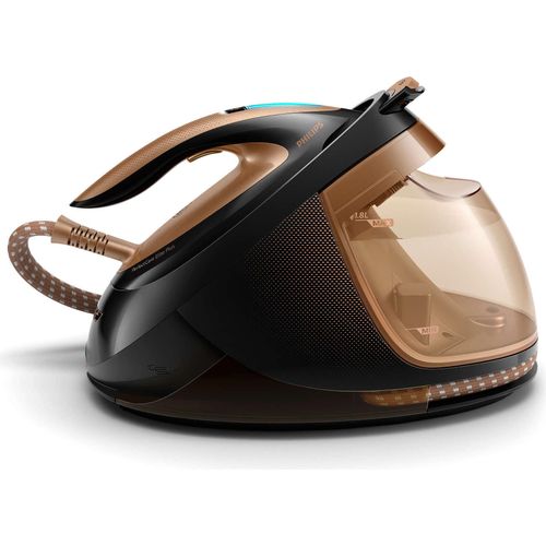 Philips PerfectCare Elite Plus Bügelstation, 165 g/min konstanter Dampf, 8.0 bar, 2700 W, Schwarz (GC9682/80)