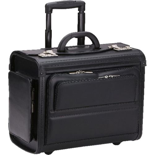 Pilotenkoffer Bowatex Aktenkoffer Business Koffer Trolley Synthetik Schwarz 48cm