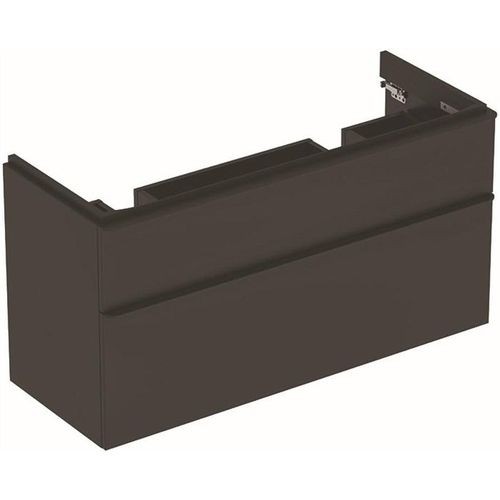 Geberit Smyle Square - Waschtischunterschrank, 1184x470x617 mm, 2 Auszüge, lava 500.356.JK.1