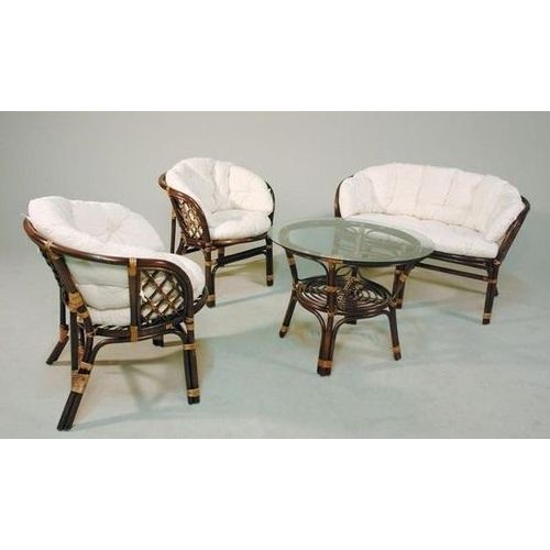 Rattan-Sitzgruppe braun - (3568)