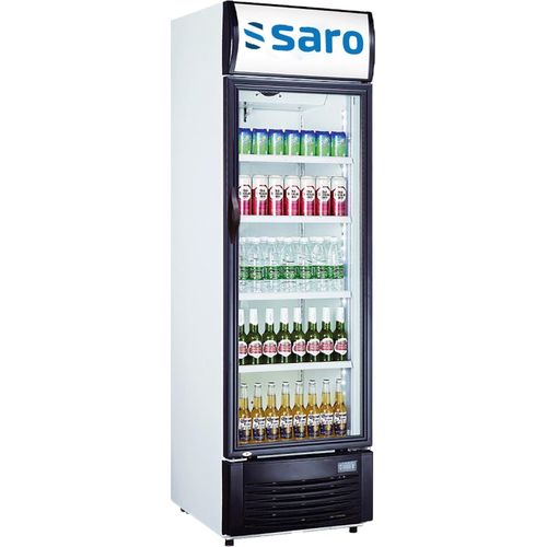 SARO Getränkekühlschrank mit Werbetafel, Modell GTK 382