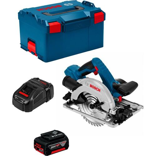 Kreissäge BOSCH GKS 18V-57 G (1 x 5,0 Ah + GAL1880CV + L-Boxx 238)