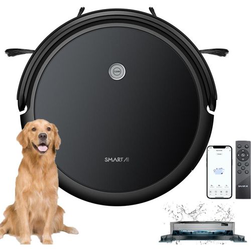 Staubsauger Roboter Saugroboter Tierhaare Teppiche 2600Pa Reinigungsrobote HEPA