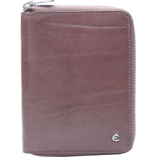 Esquire Geldbörse Toscana Zip Wallet Coffee dunkelbraun