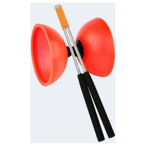 Diabolo Vision Set rot mit Alusticks