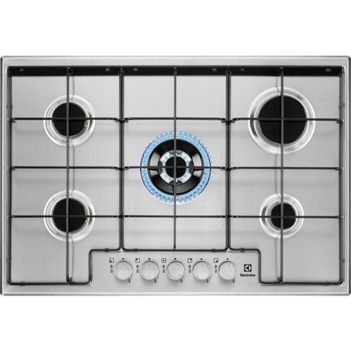 Electrolux EGS7534X Gaskochfeld, 5 Brenner, Edelstahl