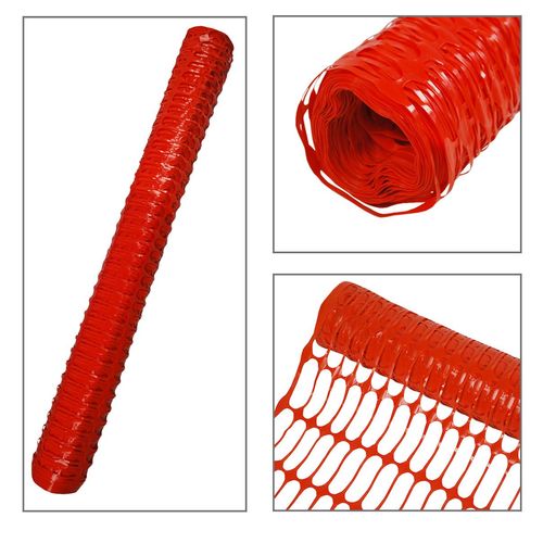Warnnetz Bauzaun Absperrzaun Schutznetz Wildzaun Baustellenzaun 1m x 30m orange 10 Stück