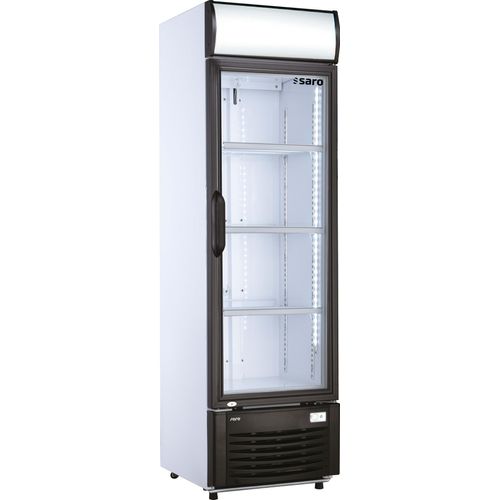 SARO Getränkekühlschrank mit Werbetafel, Modell GTK 282 M