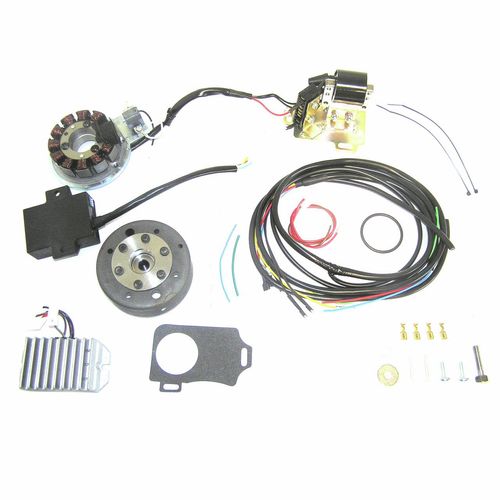 Lichtmaschine m. integrierter, kontaktloser, vollelektronischer Zündung 12V 150W