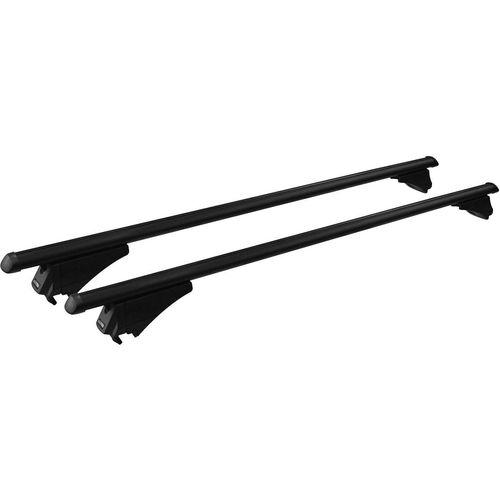 1x Fahrradträger VDP Premium Alu + Relingträger Tiger Stahl L kompatibel mit Fiat Panda III ab 2012