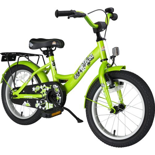 BIKESTAR Kinder Fahrrad ab 4 Jahre | 16 Zoll Classic Kinderrad | Grün
