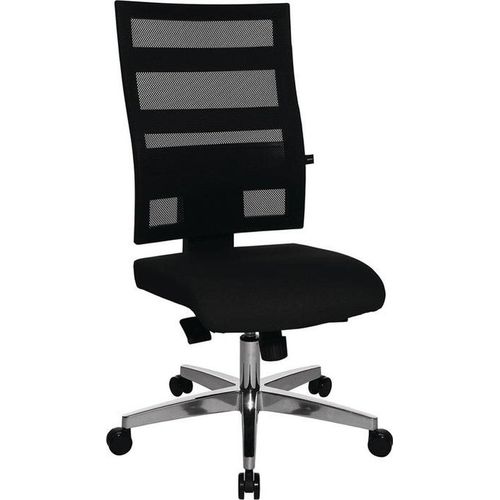 Bürodrehstuhl m.Punktsynchrontechnik schwarz/schwarz 450-550mm Trgf.110kg
