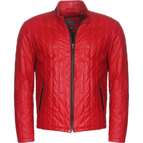 Lederjacke - ARMANO - Größe: M | Farbe: Rot