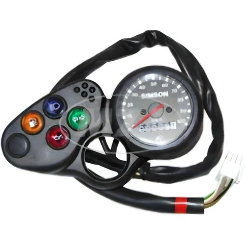 Instrumentenblock mit Tachometer und Kontrollleuchten, Kabelbaum - MSA 50