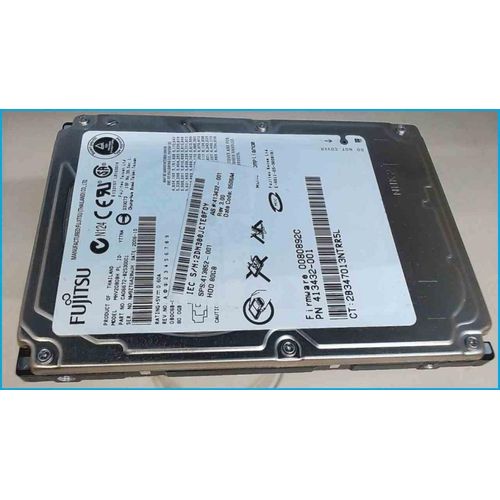 Festplatte Fujitsu 80Gb MHV2080BH 8Mb Cache 5400Rpm Sata 2.5''