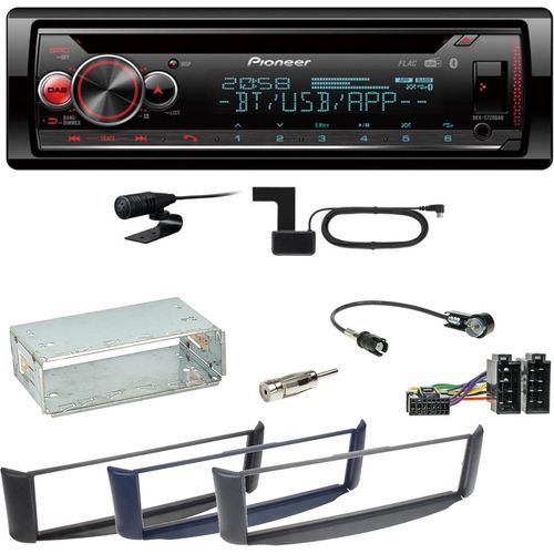 Pioneer DEH-S720DAB Bluetooth WAV Digitalradio CD Einbauset Smart ForTwo 450