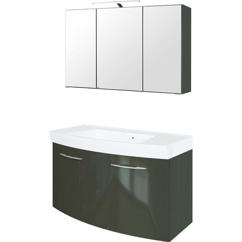 Waschtisch-Set Handwaschplatz Badmöbel Gäste-WC Waschplatz Gästebad 