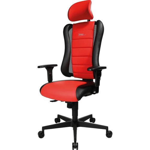 Bürodrehstuhl Sitness RS SR10PDA01X schwarz/rot