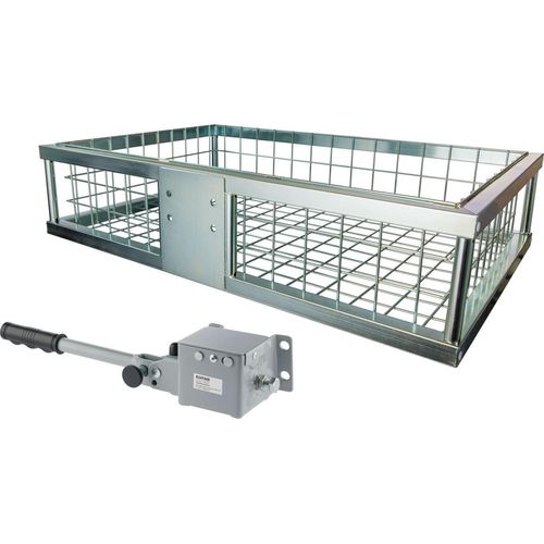 Eurohunt Heckträger Mit Schnellkupplung Silber 89x58.5x20 cm Silber 89x58.5x20 cm