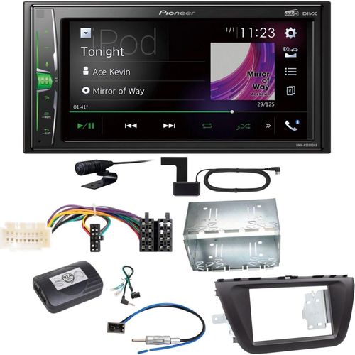 Pioneer DMH-A3300DAB Bluetooth USB DAB+ iPod Einbauset für Suzuki SX4 S-Cross