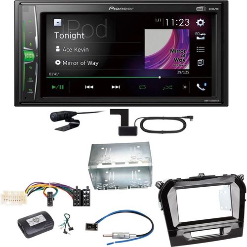 Pioneer DMH-A3300DAB Bluetooth MP3 USB DAB+ iPod Einbauset für Suzuki Vitara LY