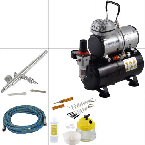 Agora-Tec® Airbrush Komplett - Reinigungs - Set EDITION PROFI ADA-01