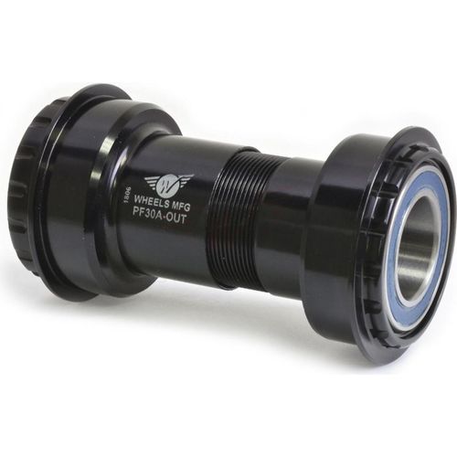 Wheels Manufacturing PF30A Outboard Angular Contact Innenlager, SRAM 24/22mm Kurbeln, black