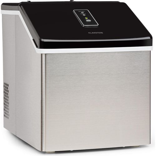 Klarstein Eiswürfelmaschine Klein, 2,5L Eiswürfelbereiter, Eiswürfelmaschine für Mittelgroße, Klare Eiswürfel, Schnelle Mini-Eiswürfelmaschine, Eiswürfelbereiter mit Sicherheitsalarm, 13kg/24h