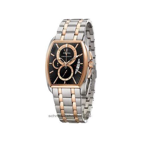 Festina F6758_3 Herren-Armbanduhr, Edelstahl-Gehäuse, Metall-Armband