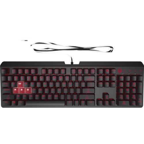 HP OMEN Encoder Tastatur - Volle Größe (100%) - Kabelgebunden - USB - Mechanischer Switch - QWERTY - Schwa